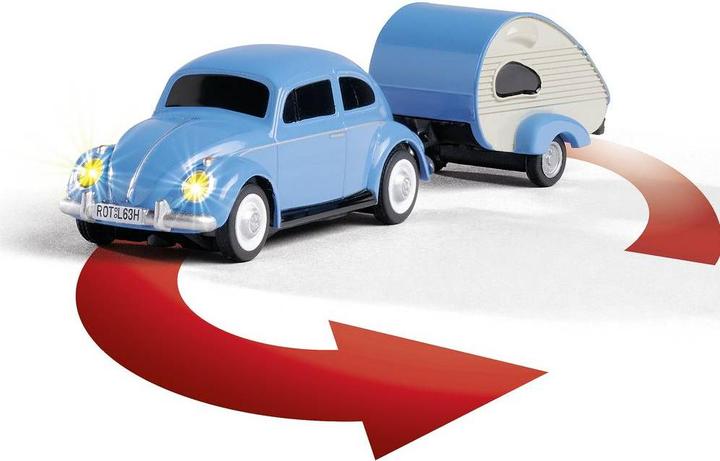 Produktbild Carson 1:87 VW Beetle m. Anhänger 2.4G 100% RTR (RTR Ready-to-Run)