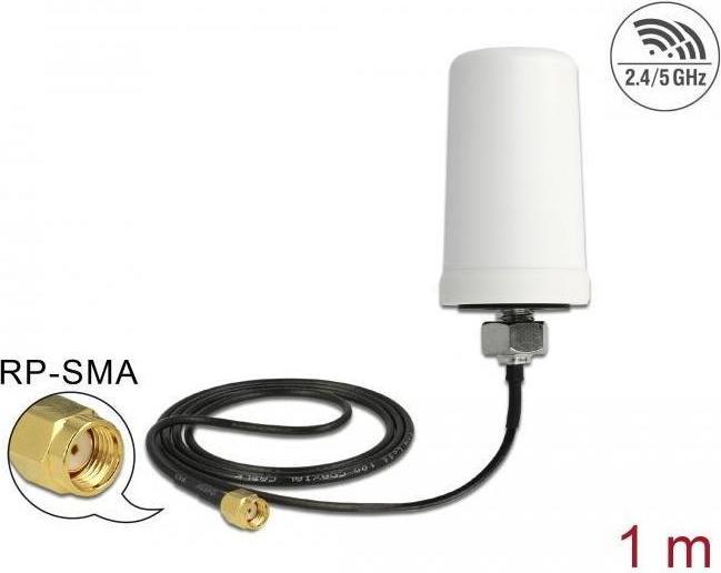 Image du produit Delock Antenne WLAN extérieure, IP67, 1m de câble