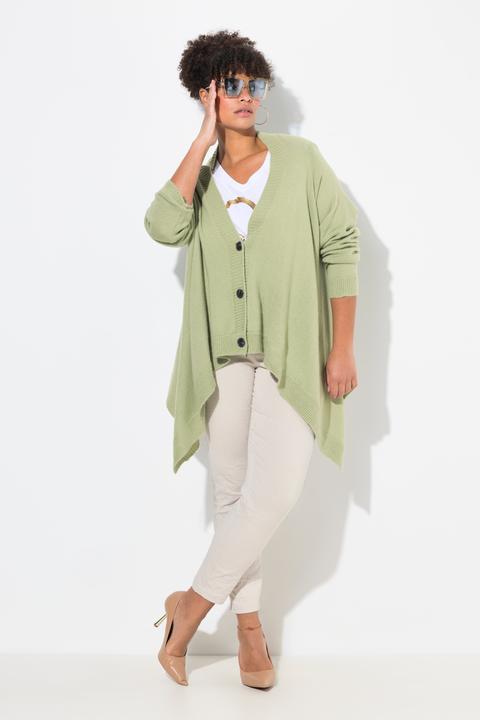 Immagine prodotto Miamoda Strickjacke, Cape-Look, Knopfleiste, Langarm (54)