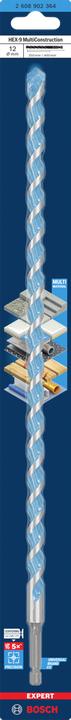 Produktbild Bosch Professional Zubehör Expert HEX-9 Multi Construction Bohrer, 12 x 350 x 400 mm (12 Millimeter)