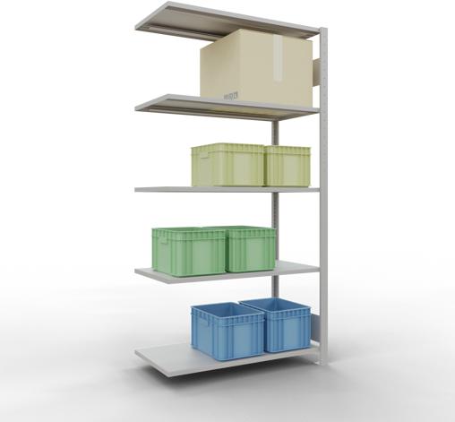 Image du produit Schulte Lagertechnik Système d'assemblage de rayonnages MULTIplus85 avec traverses de longueur