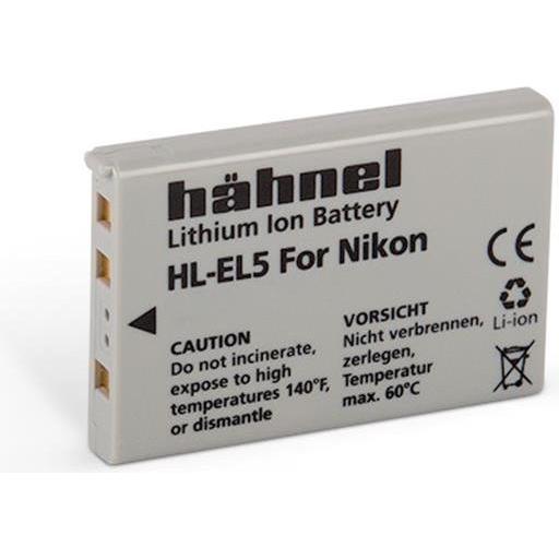 Hähnel Batteria Dk Nikon Hl-El5 (Caricabatterie per fotocamere), Alimentatore fotocamera, Grigio