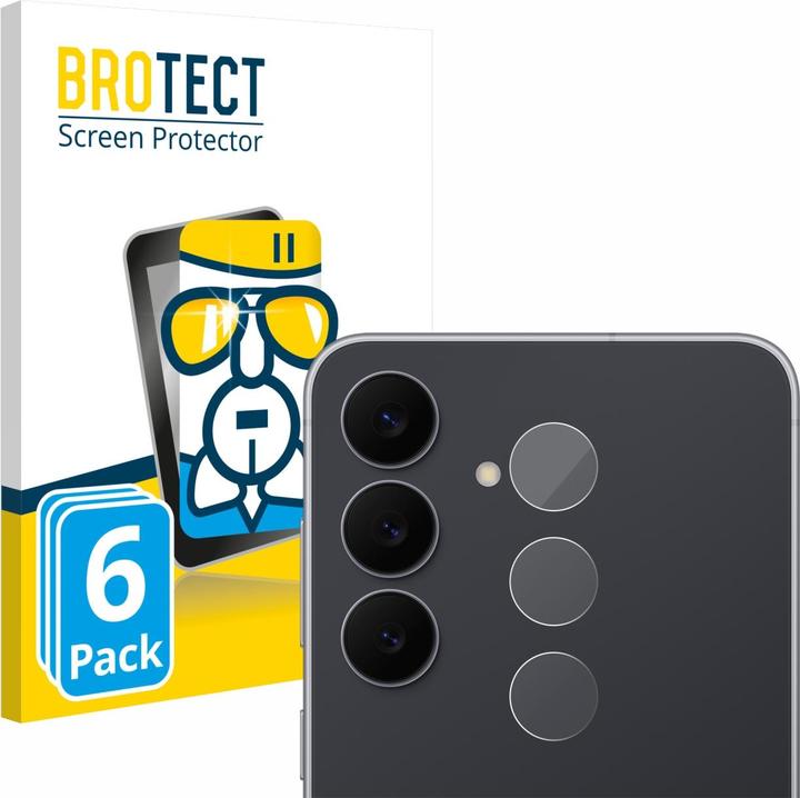 Produktbild BROTECT Schutzglas für Samsung Galaxy S25 FE (NUR Kameraschutz) Schutzfolie Panzer Folie Glas Display (6 Stk., Samsung Galaxy S25 FE)