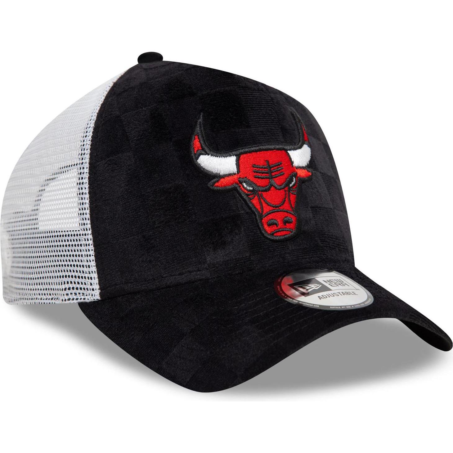Thumbnail - New Era, Herren, Cap, A-Frame Trucker Cap - CHECK Chicago Bulls, Schwarz, (One Size)