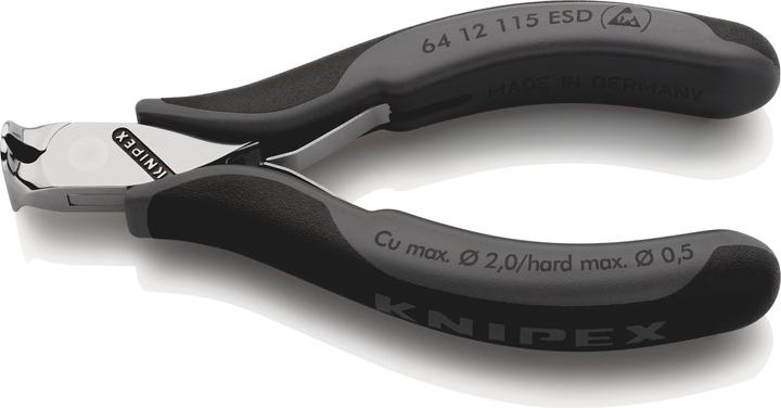 Image du produit Knipex Pince coupante de devant pour l'électronique ESD (115 mm)
