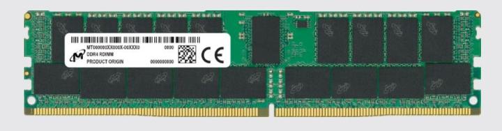 Actual product image Micron MTA18ASF4G72PDZ-3G2E1 Memory module 32 GB 1 x 32 GB DDR4 3200 MHz ECC (1 x 32GB, 3200 MHz, DDR4-RAM, DIMM)