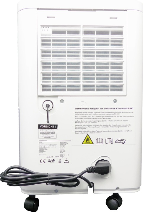 Actual product image WDH 310EKW building dryer (25 m², 12 l/24h)