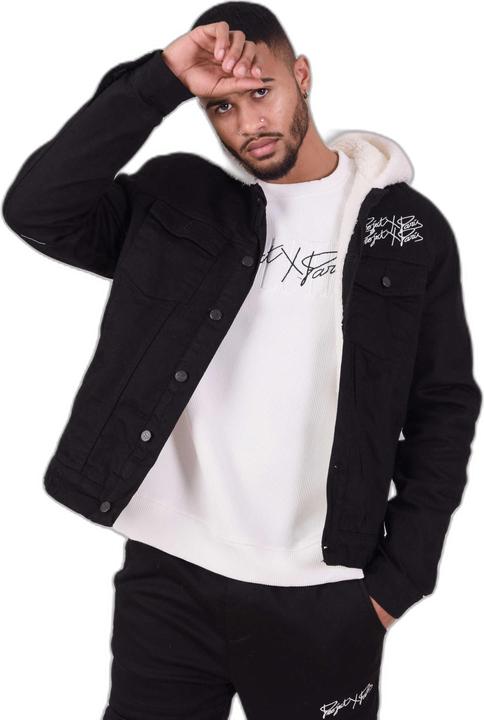 Actual product image Project X Paris Denim jacket with shearling hood (S)