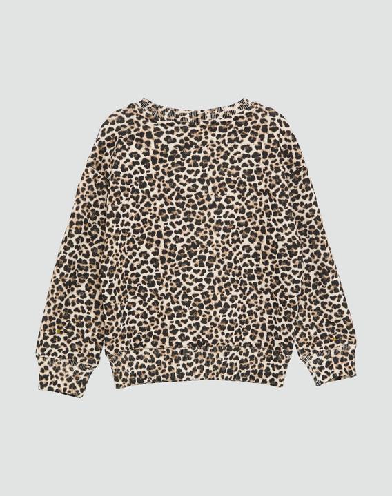Actual product image S.Oliver Sweatshirt Oversized-Sweatshirt mit Leo-Print (116, 122)