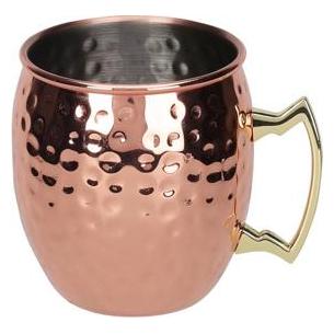 Schrijfpennen, Roestvrijstalen Moskou Mule Beker Ø9, 5 (Blauw, Goud, Roze, 1x)