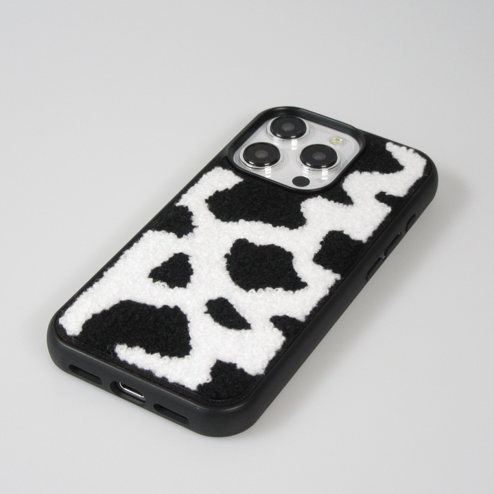 Immagine prodotto PhoneLook Rivestimento in silicone con superficie trapuntata effetto pelle di mucca (Apple iPhone 14 Pro Max)