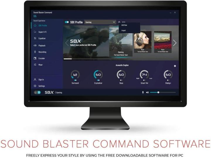 Actual product image Creative SBX G6 USB-C (USB-C)