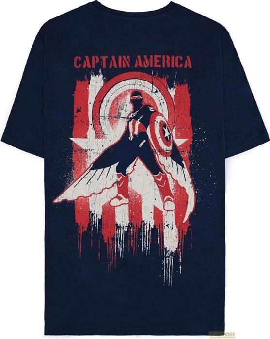 Immagine prodotto Difuzed Capitan America - T-shirt a maniche corte da uomo Captain Loose fit - 2XL (XXL)