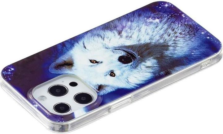 Actual product image Cover-Discount iPhone 15 Pro Max - Noctilucent Silicone Sleeve Wolf (Apple iPhone 15 Pro Max)