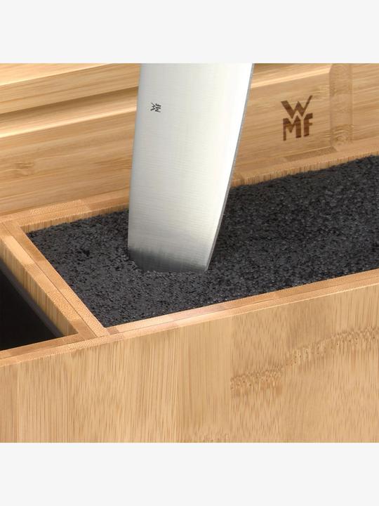 Produktbild WMF 3in1 Aufbewahrungsbox Messerblock Utensilienhalter Schneidebrett Bambus