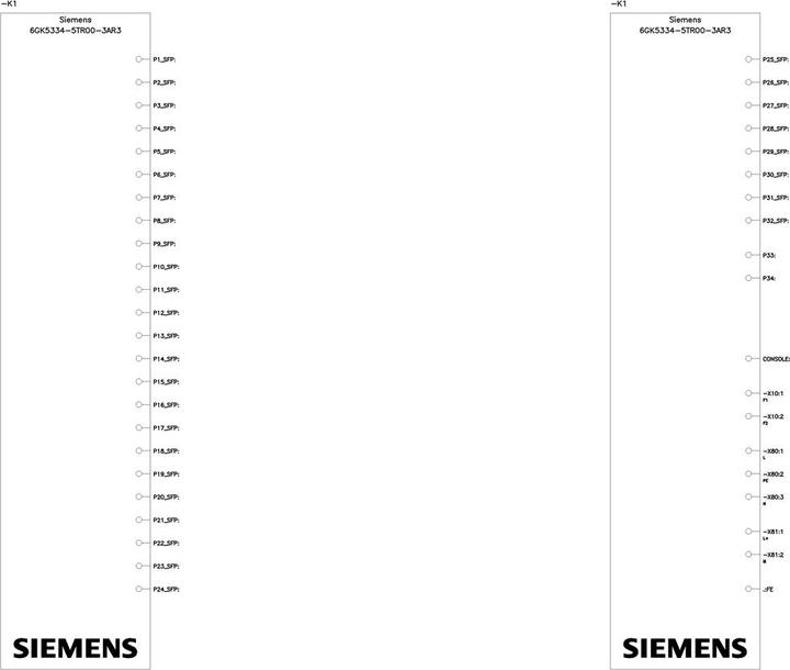 Actual product image Siemens SIEM Switch (34 ports)