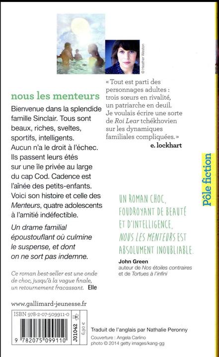 Image du produit Nous les menteurs (Français, E. Lockhart, 2018)