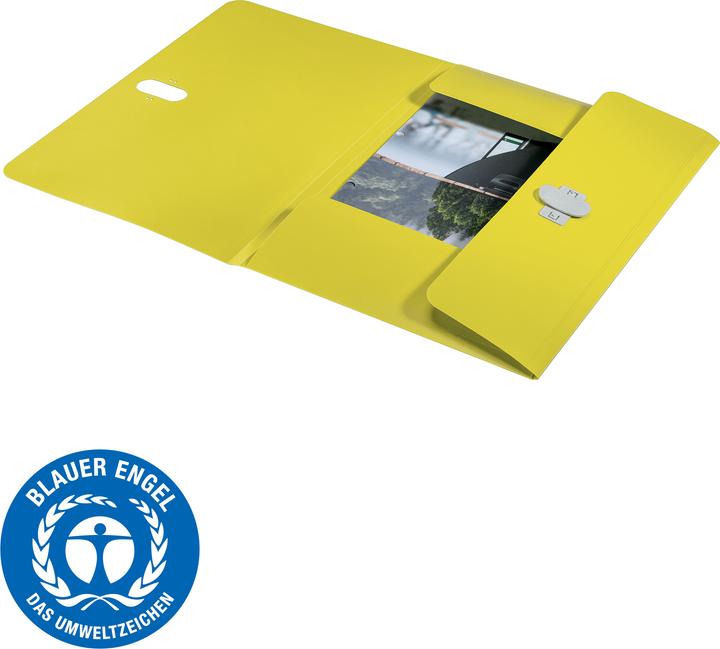 Produktbild Leitz Dokumentenmappe Recycle A4 Gelb (A4, 1x)