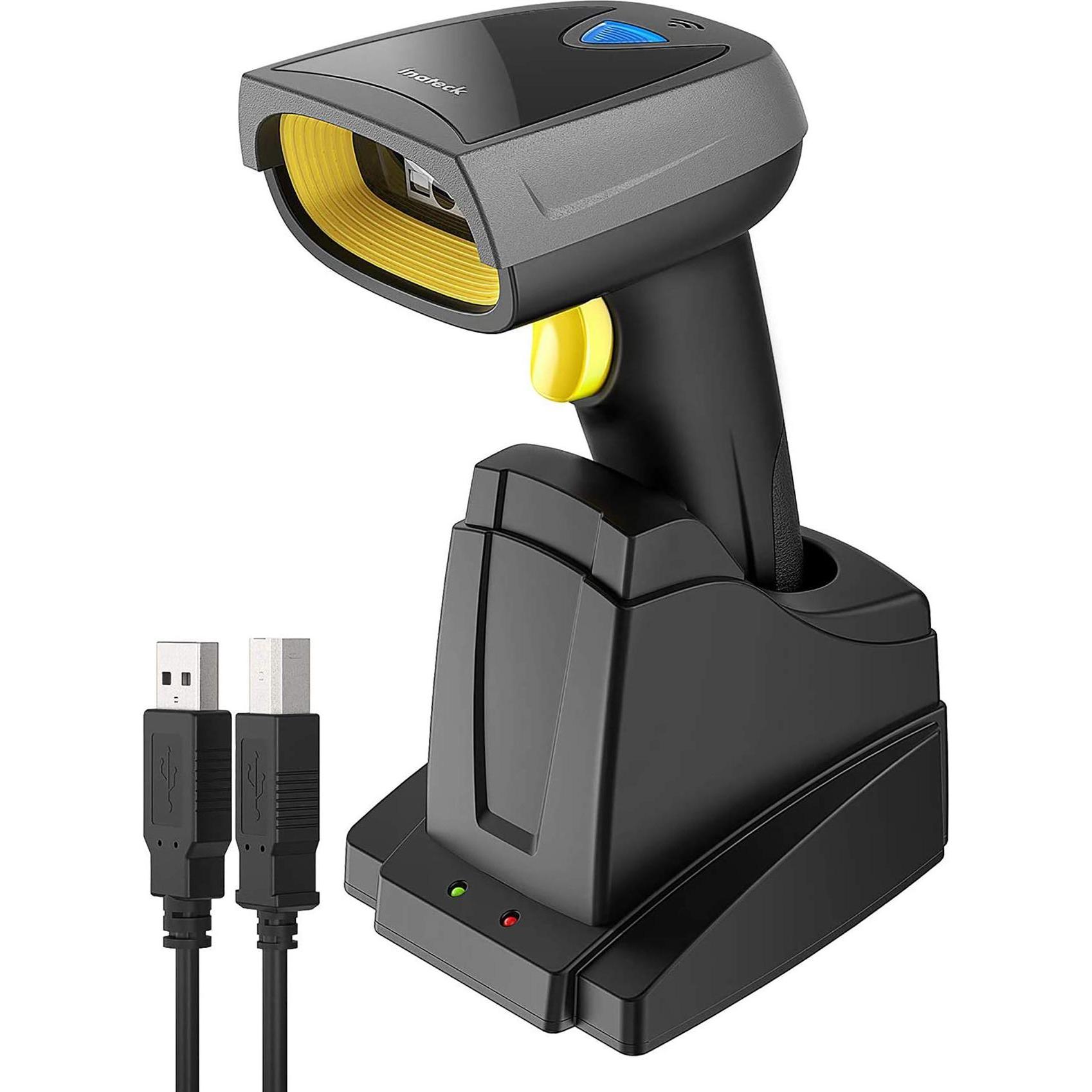Inateck Barcodescanner 52 black (BCST-52 black) (1D-Barcodes, 2D-Barcodes, QR-Code) (BCST-52_BLACK)