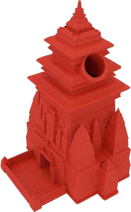 Produktbild Feldherr 3D Würfelturm Monk kirschrot für Tabletop & Rollenspiel (Kunststoff)