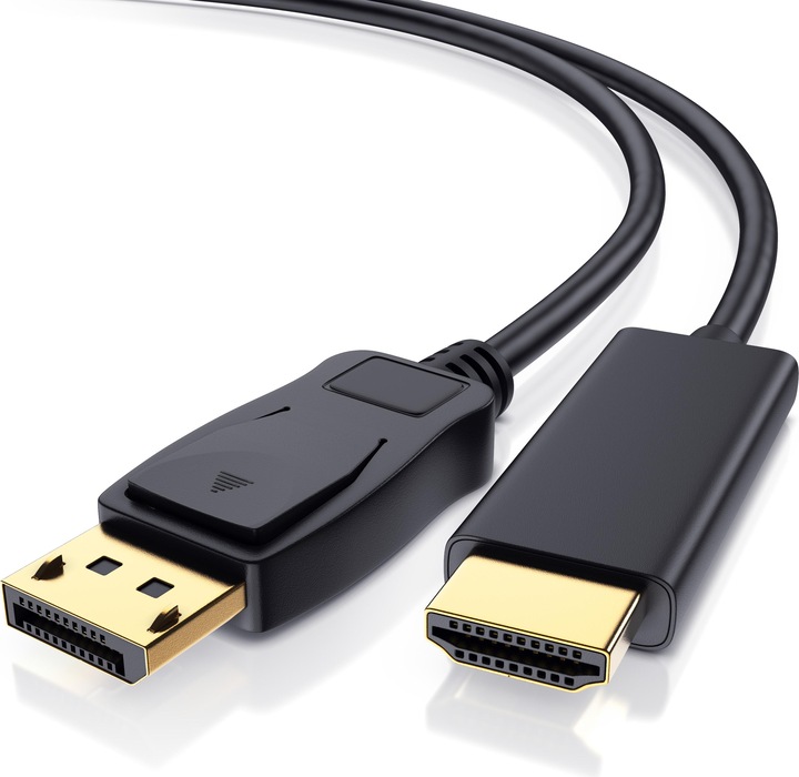 Immagine prodotto Primewire Cavo DisplayPort 4k a HDMI, cavo convertitore DP 1.4 a HDMI, cavo adattatore, UHD 2160p 4K 3840 x (3 m, DisplayPort)