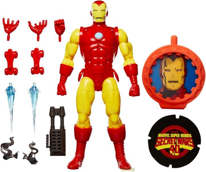 Hasbro Secret Wars Marvel Legends Retro Actionfigur Iron Man 15 cm