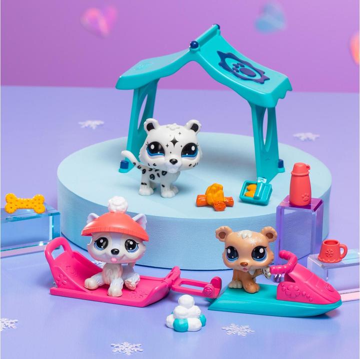 Actual product image Bandai LPS Set 3 Pets Snow & acces. 4+