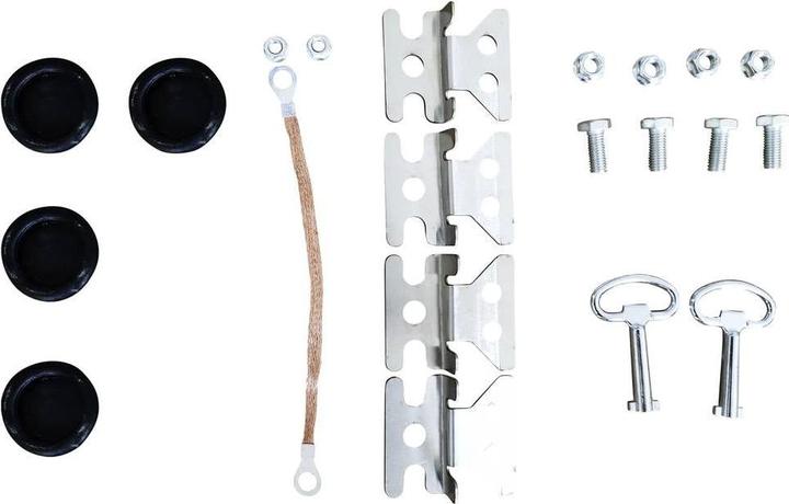 Actual product image Tru Components TC-SS404020 Schaltschrank 400 x 400 x 200 Edelstahl Lichtgrau 1 S (Housing)