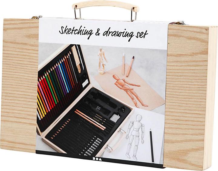 Produktbild Creativ Company Malstiftebox Set 51-teilig (51x)