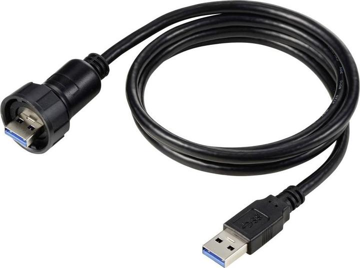 Image du produit Tru Components USB 3,0 Adapter inkl. 1 m Kabel TC-12770412 Inhalt: 1 St.