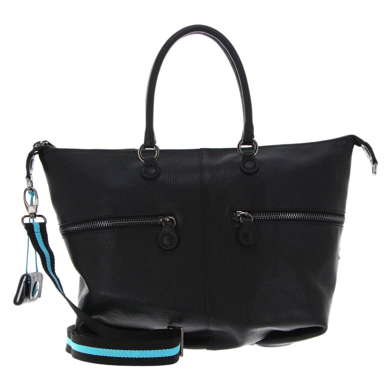 Gabs, Damen, Handtasche, G3 Plus Tg Ruga Tasca Laterale Shoulder Bag, Schwarz