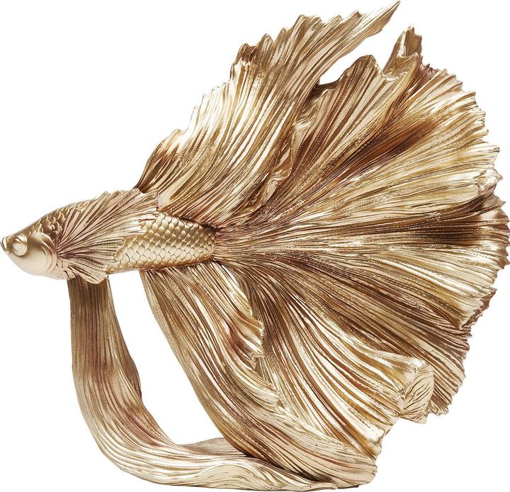 Produktbild Kare Design Deko Objekt Betta Fish Gold Klein