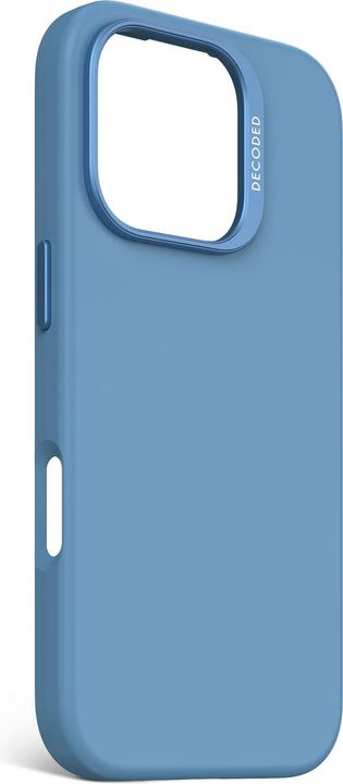 Produktbild Decoded AntiMicrobial Silicone Backcover with MagSafe for iPhone 16 Pro - Blue (Apple iPhone 16 Pro)