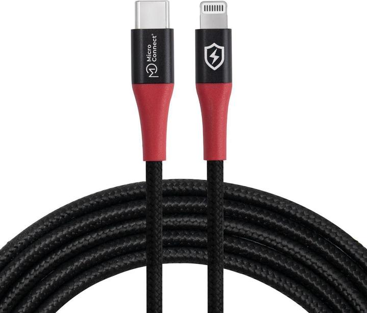 Image du produit MicroConnect USB C – Lightning (1.50 m, USB 2.0, 60 W)