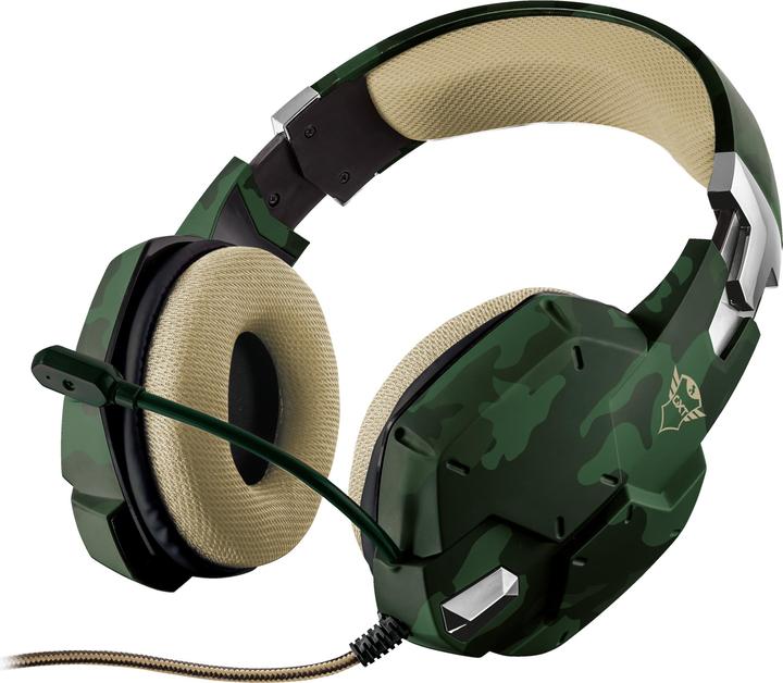 Productafbeelding Trust GXT 322C Gaming Headset groen gecamoufleerd (Bedraad)