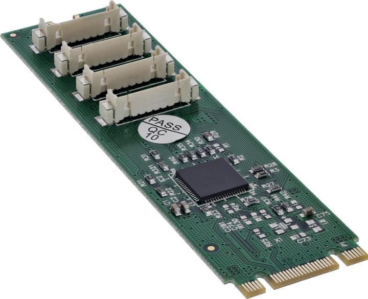 Produktbild InLine Schnittstellenkarte M.2 zu 4x seriell 9pol Stecker