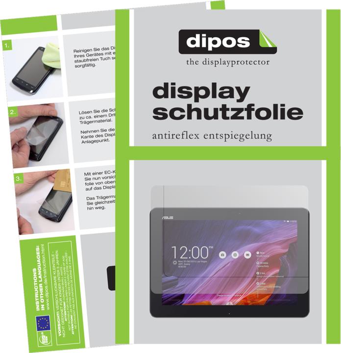 Produktbild Dipos Displayschutzfolie Antireflex (2 Stück, ASUS Transformer Pad TF103C 10,1 Zoll)