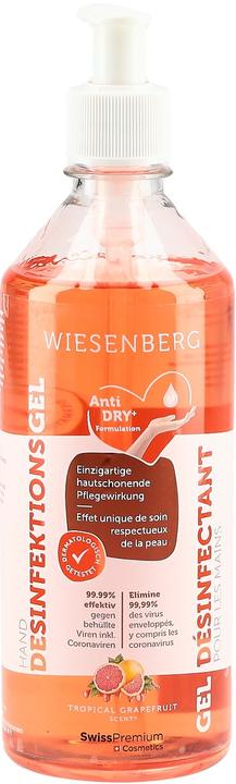 Image du produit Wiesenberg Gel désinfectant mains Tropical Grapefruit gel (500 ml)