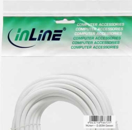 Produktbild InLine Schutzkontakt-Verlängerung ST / BU (10 m, CEE 7/7)