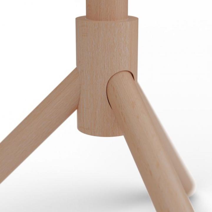 Actual product image Relaxdays coat rack