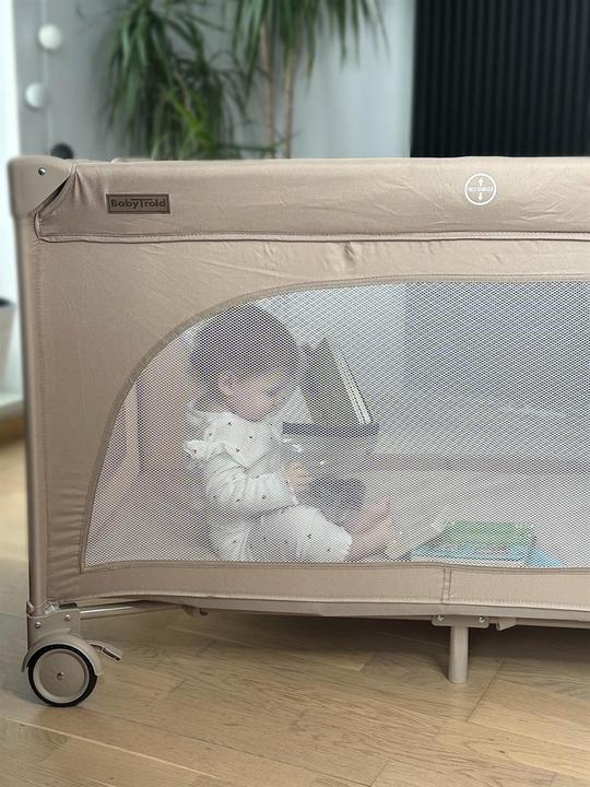 Actual product image Babytrold Rejseseng with wheels travel bed