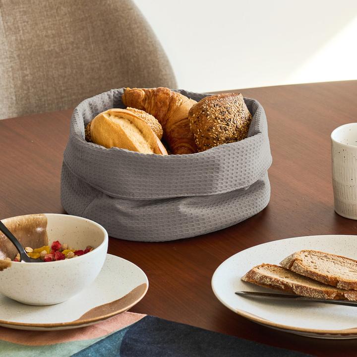 Produktbild Zeller Present Aufbewahrungskorb Waffelpiqué ø 25x13 cm