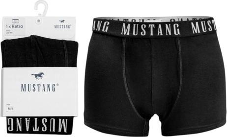 Actual product image Mustang Herren-Boxershorts, 1 Paar, Schwarz (XL, Single pack)