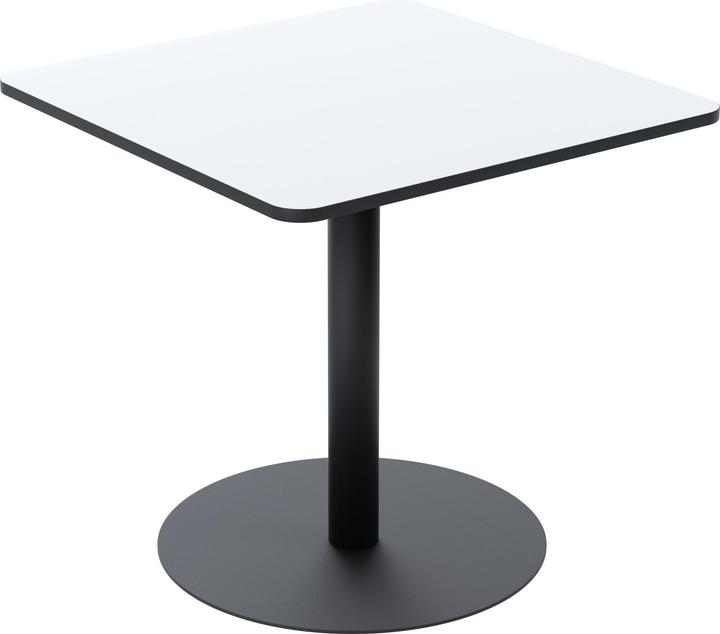 Paperflow MEZZO Tavolo da bistrot in legno bianco 80,0 x 80,0 x 75,0 cm (80 x 80 x 75 cm)