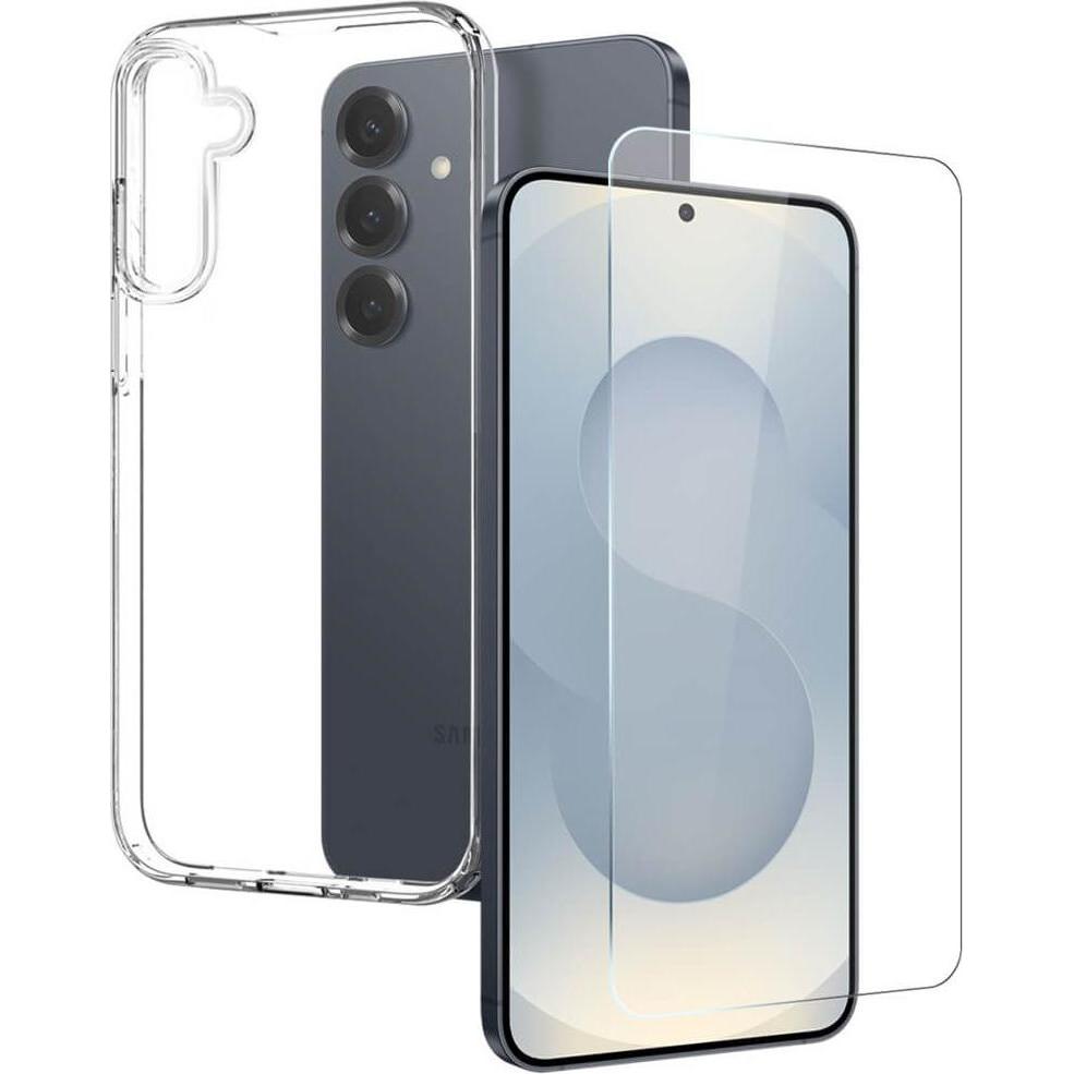 Northjo Galaxy S25 FE - Set Handyhülle und Panzerglas (Samsung Galaxy S25 FE), Cover smartphone, Trasparente
