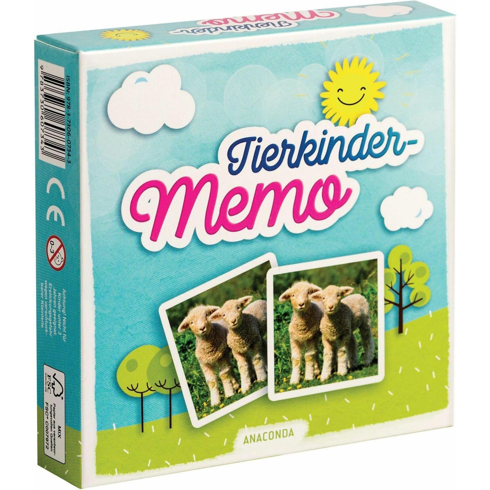 Anaconda Tierkinder-Memo (Kinderspiel) (Deutsch) (41257368)