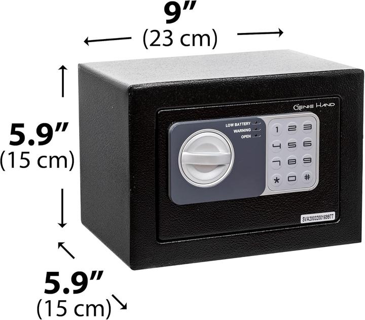 Immagine prodotto Genie Hand Hand Zeitschloss Safe mit Anti-Bounce-Technologie (1.80 l)