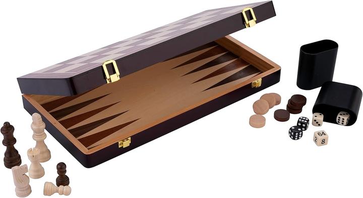 Image du produit Engelhart Schach/Backgammon Holzspiel-Set