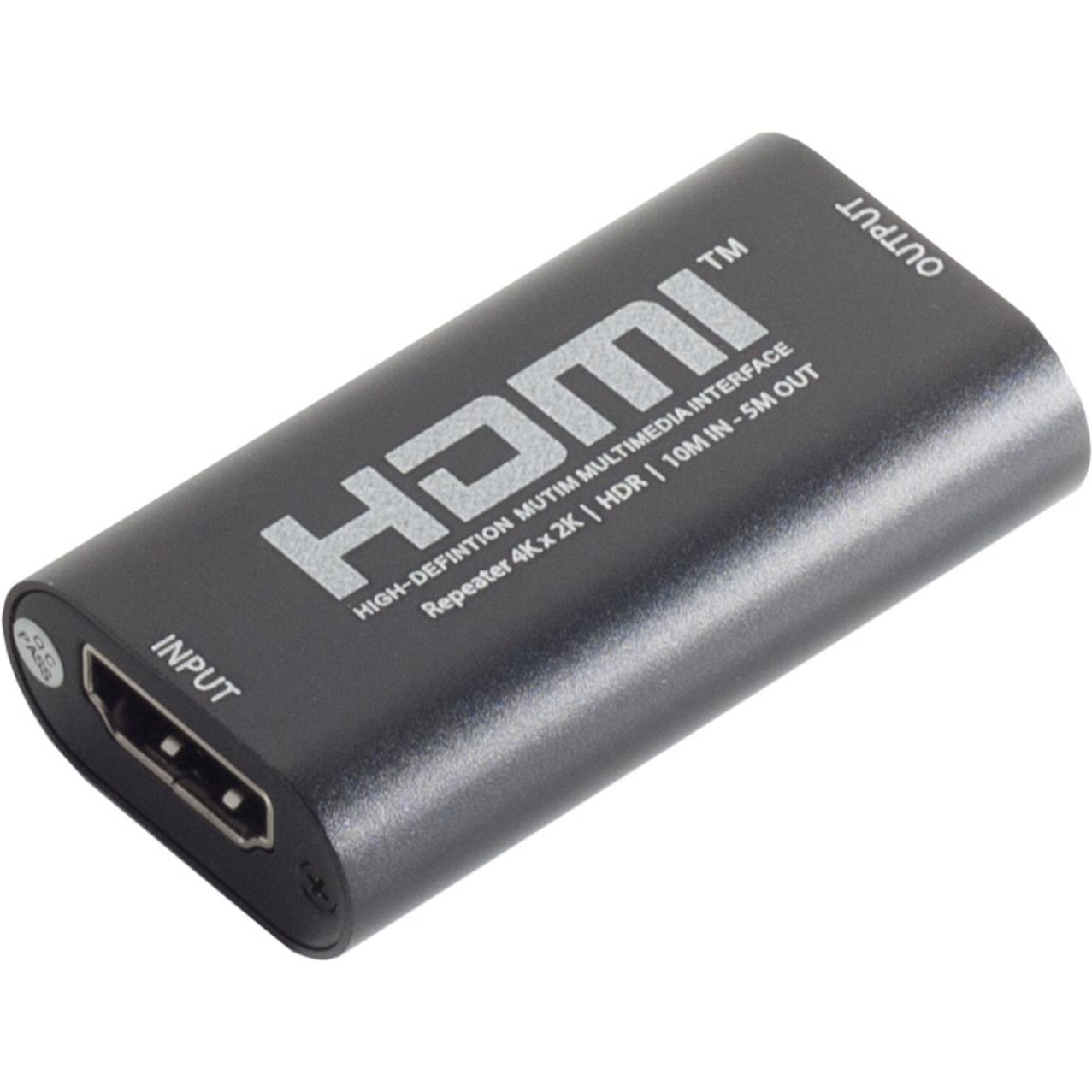 Thumbnail - Shiverpeaks -PROFESSIONAL--HDMI Extender-Verstärker, 2.0, 4K mit HDR, Audio Adapter, Schwarz