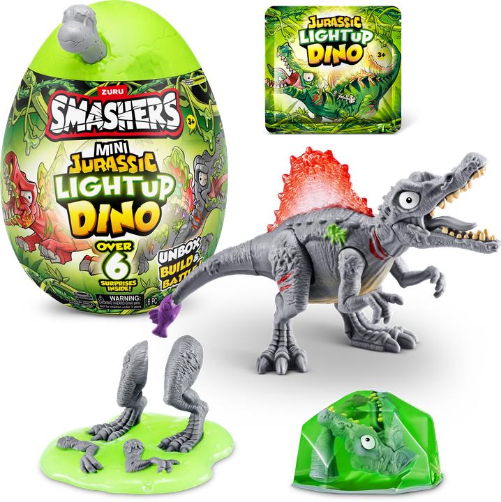 Actual product image Smashers - Mini Jurassic Light Up Dino Egg